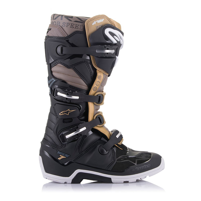 Alpinestars tech 10 black and gold hotsell